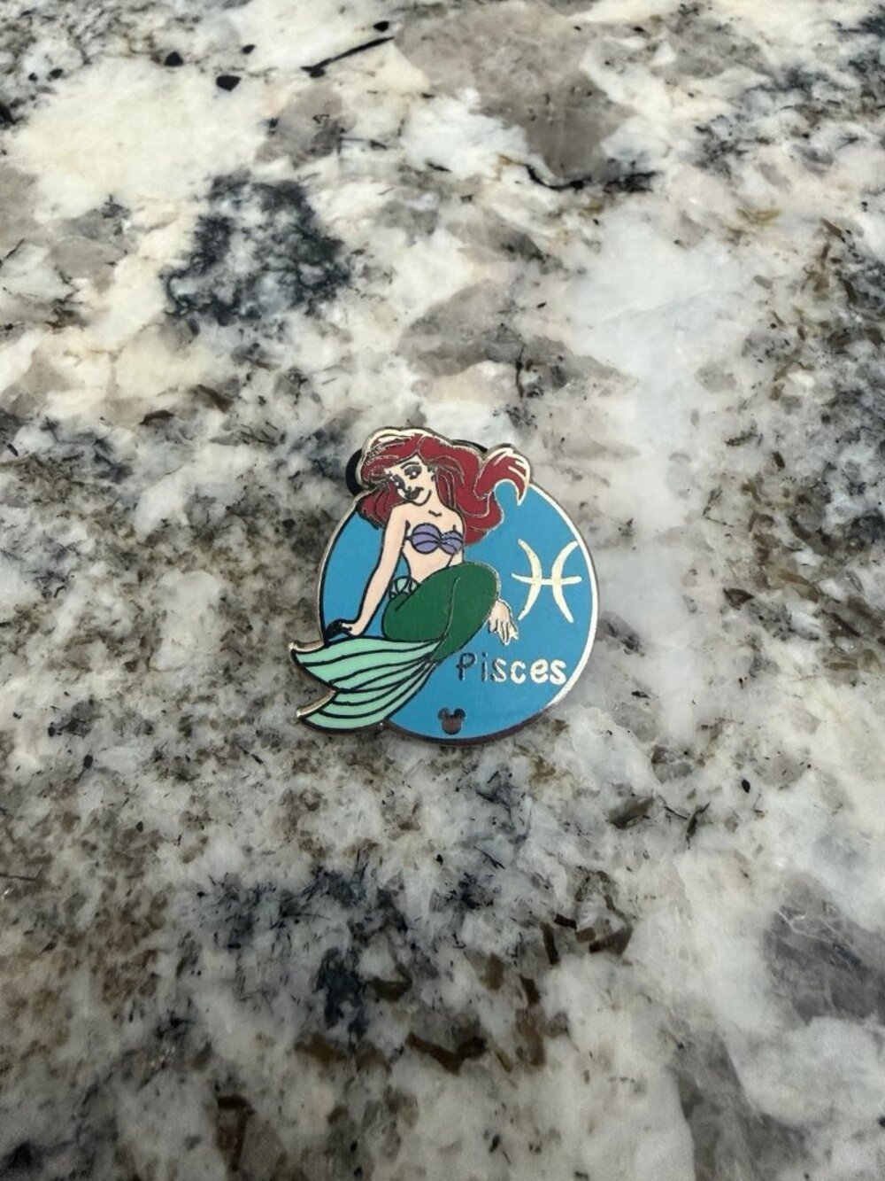 Little Mermaid Ariel Pisces Zodiac Pin 2012